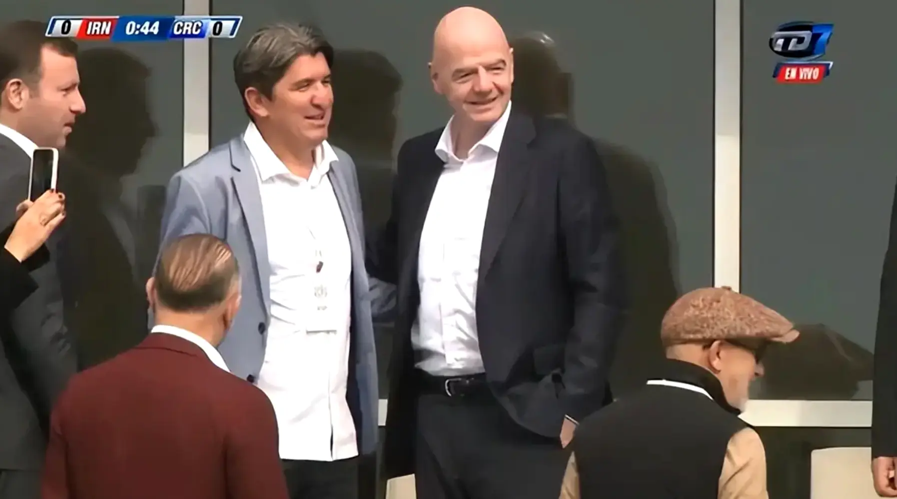 Chủ tịch FIFA Gianni Infantino xuất hiện tại trận giao hữu của tuyển Iran